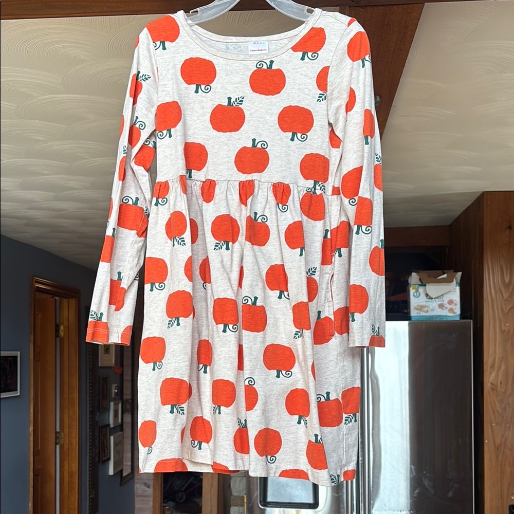 Cute Pumpkin Print Dress